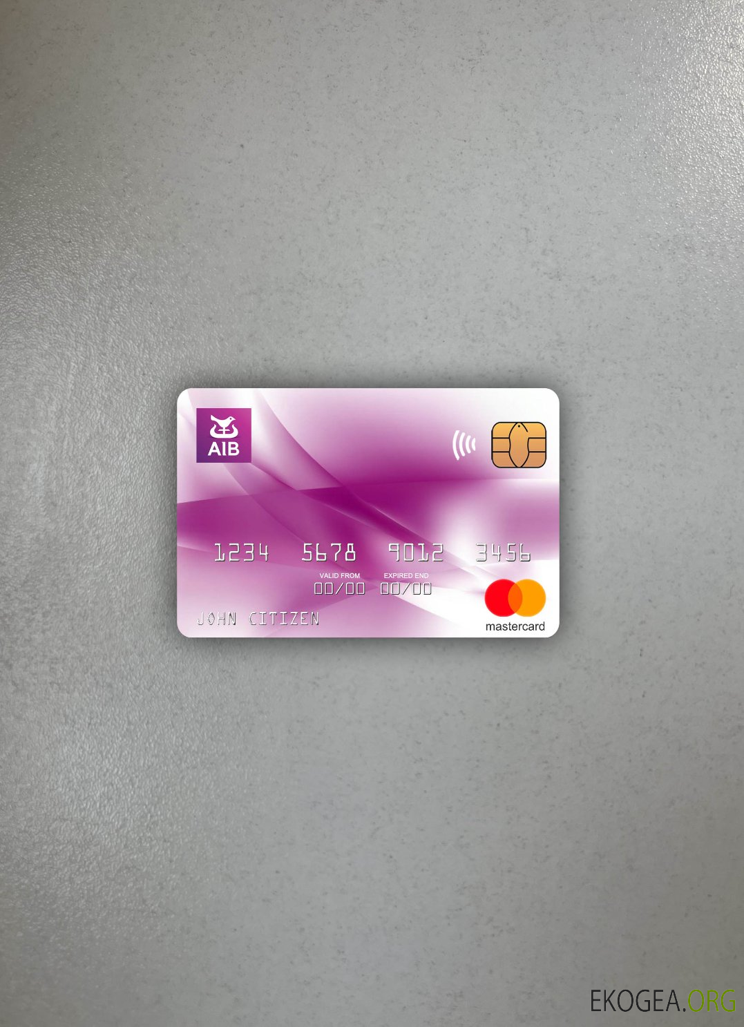 Irlande AIB bank mastercard photolook , avant